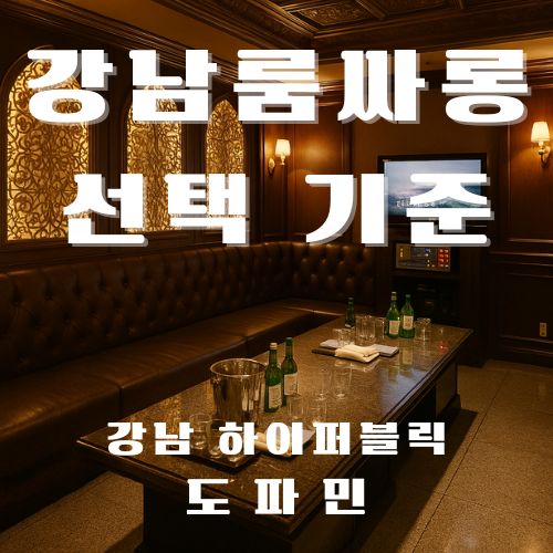 강남룸싸롱 선택 기준
